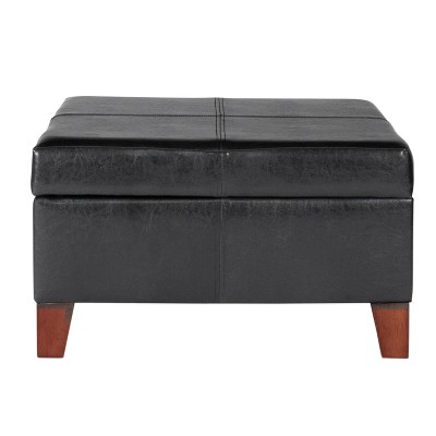 target faux leather ottoman