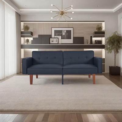 NicBex Couches for Living Room 68.11" Convertible Loveseat Sleeper Sofa Bed Comfy Upholstered 2 Seater Sofa Couch with Adjustable Backrest