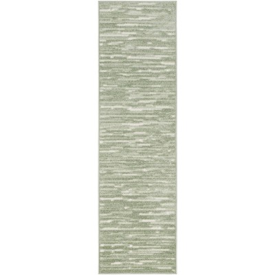 Nourison Care Free Abstract Machine Woven Rug