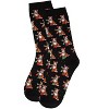 Memoi Women's Cozy Cat Holiday Crew Socks - 3 of 4