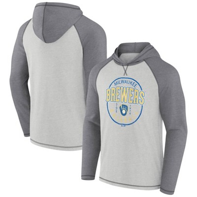 Milwaukee Brewers MLB Genuine Kids Youth Size Athletic Hooded Sweatshirt  New