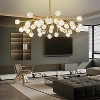 BAOURE Modern Sputnik Chandelier 18 Light, 47 in Mid Century Gold Ceiling Light Fixture with Crystal Globe Shade for Dining Room Kitchen Living Room - 3 of 4