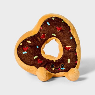 6" Heart Shaped Donut Stuffed Animal - Gigglescape™