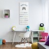 Stupell Industries Gamer Rules Listed Kids Video Game Motivational Phrases, 20" x 48" - 2 of 4