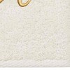 Avanti  Ivory with Gold Script Monogram Fingertip Towel Letter   R - 3 of 3