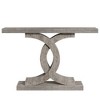Resenkos Entryway Table, Console Sofa Table,39" Farmhouse Console Table Entryway Table with Geometric Base,Grey - 3 of 4