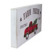 Northlight Buffalo Plaid Farm Truck "Farm Fresh Christmas Trees" Wooden Sign - 16" - image 3 of 4