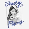 Women's Emily in Paris La Plouc Flowers Photo T-Shirt - 2 of 4