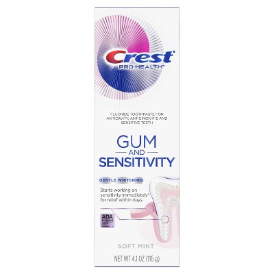 Crest Pro-Health Gum and Sensitivity Sensitive Toothpaste Gentle Whitening - 4.1oz