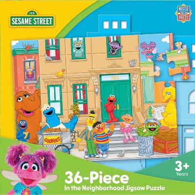 MasterPieces 36 Piece Interlocking Jigsaw Puzzle - Sesame Street Elmo & Friends for Kids