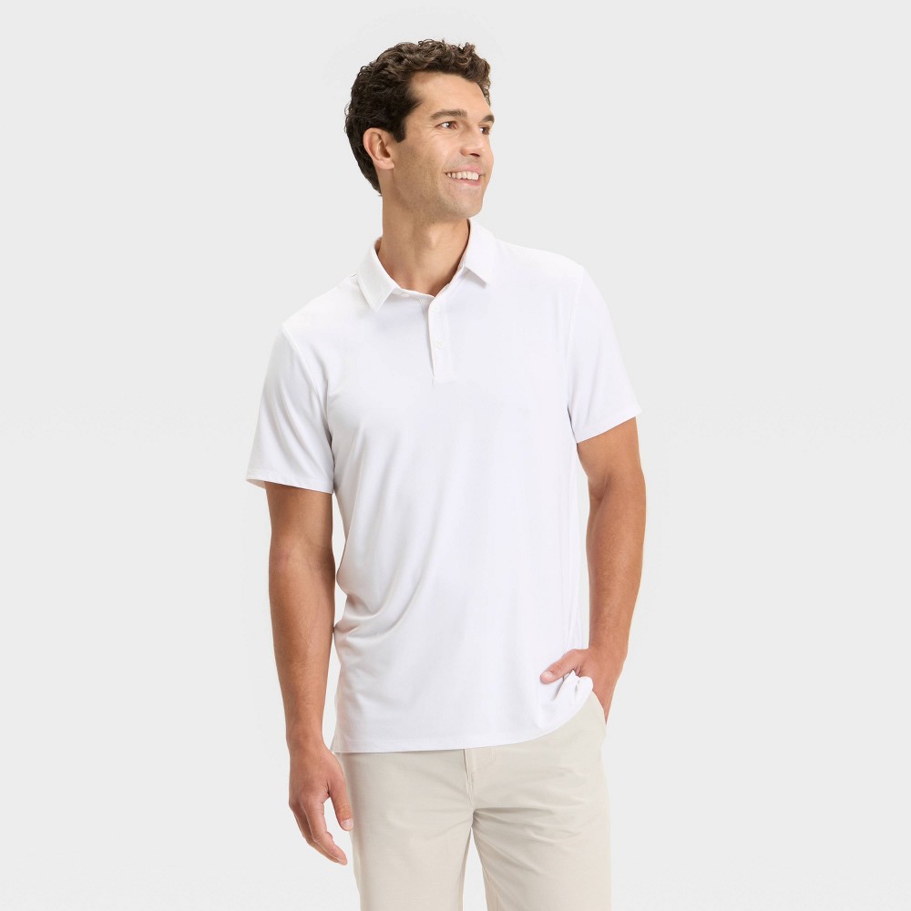 Men's Jersey Polo Shirt - All In Motion™ White S