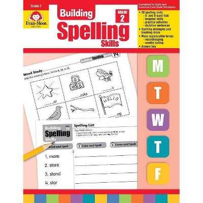 Building Spelling Skills Grade 2 - by  Evan-Moor Educational Publishers (Paperback)