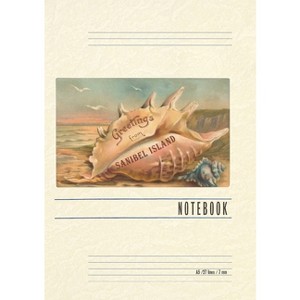 Vintage Lined Notebook Greetings from Sanibel Island, Florida - (Paperback) - 1 of 1