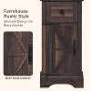OKD 68″ Bathroom Floor Cabinets, Tall Linen Towers with Adjustable Shelves - 4 of 4
