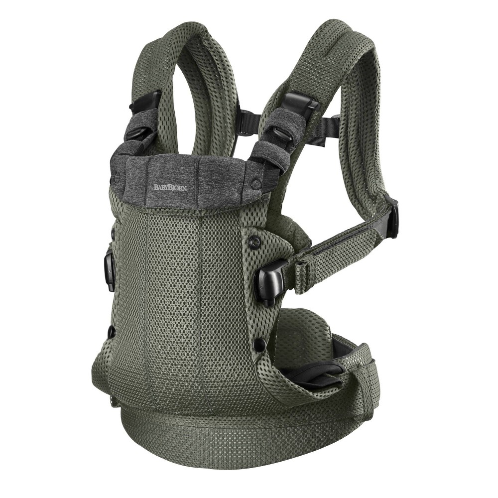 Photos - Baby Safety Products Baby Bjorn BabyBjorn Carrier Harmony in 3D Mesh - Dark Green 