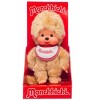 Monchhichi Beige Boy With Bib - Red/White - 3 of 4