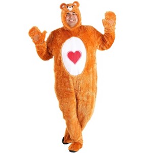HalloweenCostumes.com Adult Plus Size Classic Tenderheart Care Bears Costume - 1 of 4