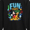Boys' - Disney - Fun Starts Here Mickey Pluto Long Sleeve Graphic T-Shirt - 2 of 4
