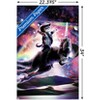 Trends International James Booker - Galaxy Cat on Dinosaur Unicorn In Space Unframed Wall Poster Prints - 3 of 4