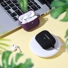 BONGEEK AirPods Pro Case Cover,Soft Silicone Protective Cases Cover Skin for Apple AirPod Pro 2 Charging Case Keychain Front LED Visible,Purple - 2 of 4