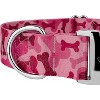 Country Brook Petz 1 1/2 Inch Premium Pink Bone Camo Dog Collar - image 4 of 4