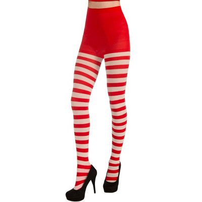 christmas striped leggings