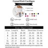 Womens Open Front Cardigan Christamas Cardigan White Valentine's Day Outfits Ribbed Cuff Sweater Cardigan with Pockets,Plaid(Black) - S - 3 of 4