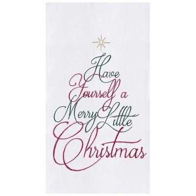 C&F Home A Merry Christmas Flour Sack Kitchen Towel