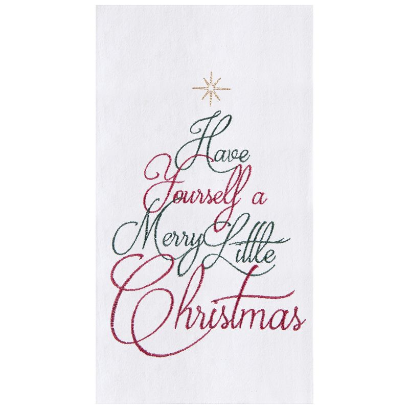 C&F Home A Merry Christmas Flour Sack Kitchen Towel, 1 of 3