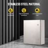 Waterproof Electrical Junction Box, Stainless Steel Hinged Junction Box, IP65 Dustproof Enclosure - 4 of 4