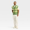 Houston White Men's Sweater Vests - Green - 3 of 3