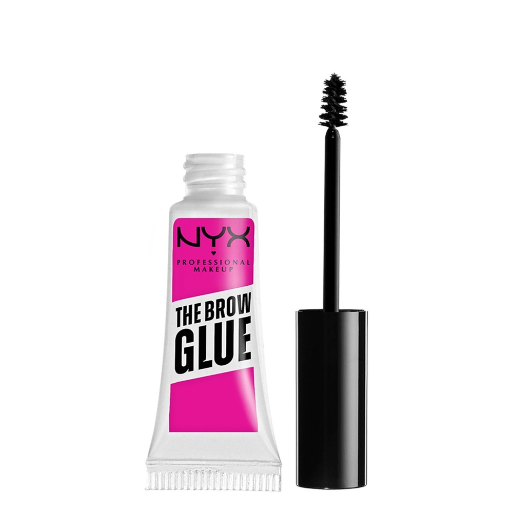 Photos - Other Cosmetics NYX Professional Makeup Brow Glue Eyebrow Gel - Clear - 0.17oz 