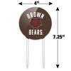 Brown University Bears Logo Acrylic Cake Topper Party Decoration for Wedding Anniversary Birthday Graduation - 2 of 4