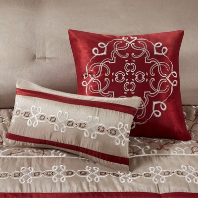 Madison Park Essentials Embroidered 24 Piece Room in a Bag Comforter Set
