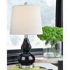 Makana Glass Table Lamp Navy - Signature Design by Ashley: Modern Accent, Metallic Finish, UL Listed, Drum Shade - 2 of 3