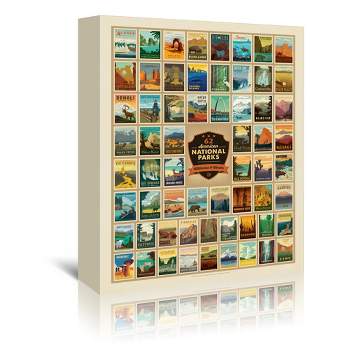 Americanflat Vintage Architecture 62 Parks Multi Print By Anderson Design Group Wrapped Canvas