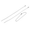 Unique Bargains Dog Key Metal Tag Beaded Ball Chain Keychain 3.7 Inches Length Silver Tone 100 Pcs - 4 of 4