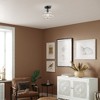 Livex Lighting Everett 1 - Light Semi-Flush Mount in  Shiny Black/Chrome - 2 of 4