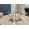 HomeRoots 10" Clear Acrylic Round Salad Bowl - 2 of 4
