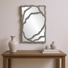 HomeRoots 44" Gray Wood Free Form Framed Accent Mirror - 2 of 4