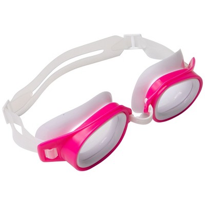Swim Central Children's St. Lucia Swimming Pool Goggles - 6.25" - Pink