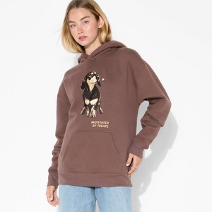 Women's Oversized Hooded Pullover Sweatshirt - Wild Fable™ - 1 of 3
