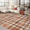 Modern Plaid Living Room Area Rug - 4 of 4