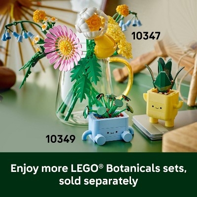 Детские конструкторы LEGO Botanicals Happy Plants Toy for Kids 9+ 10349 — фото 6