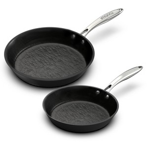 Imarku Professional Non Stick Frying Pans 2pcs-8&10 Inch, Cast Iron Skillets, Even Heat Conduction, Free-PFOA&PFAS, Dishwasher& Oven Safe - 1 of 4