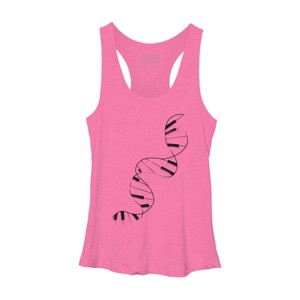 Women's Design By Humans DNA Piano By Tobiasfonseca Racerback Tank Top - 1 of 3