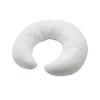 Bacati - 3 pc Houndstooth/Herringbone Aqua Muslin Hugster Feeding & Infant Support Nursing Pillow with 2 removable zippered covers - 3 of 4