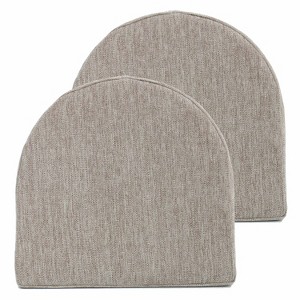 U-Shape High Density Memory Foam Chair Pads with Ties by Sweet Home Collection® - 1 of 4