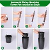 22" Tall Round Planter Set of 2, Self Watering Pots with Built-in Drainage and a Water Level Monitor - 3 of 4