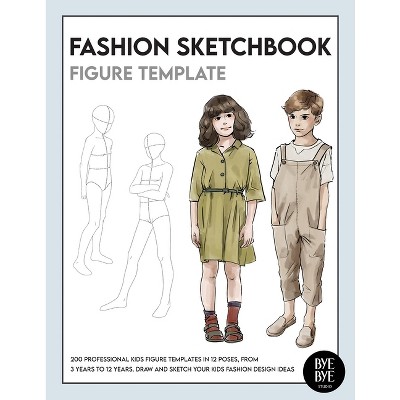 90s Fashion Coloring Book - By Bye Bye Studio (paperback) : Target